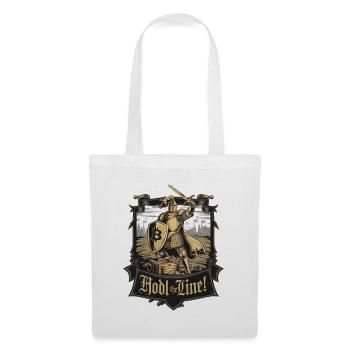 Hodl la ligne ! - Sac en tissu - blanc - Devant