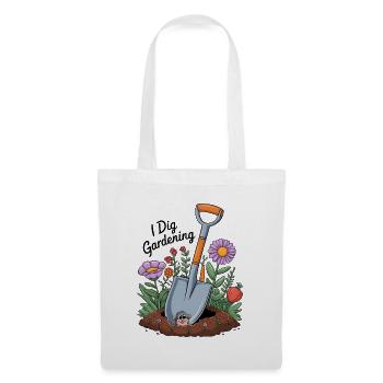 I Dig Gardening - Tote Bag - white - Front