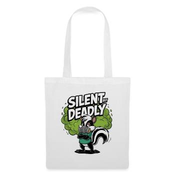Silent But Deadly - Tote Bag - white - Front