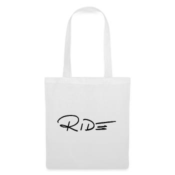 CHEVAUCHER - Sac en tissu - blanc - Devant