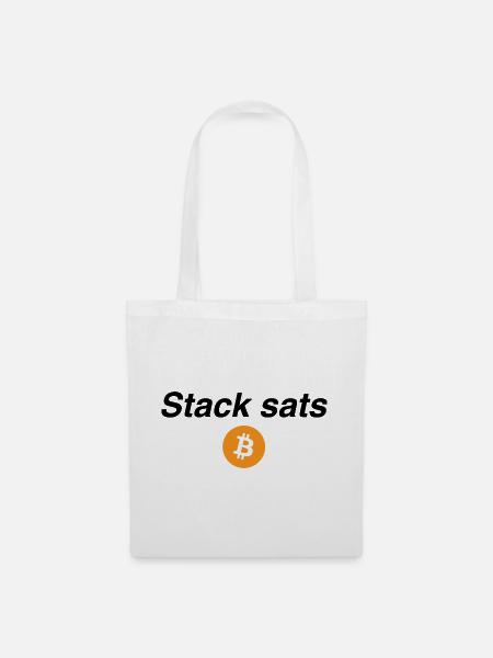 Stack sats - Stoffbeutel - Weiß