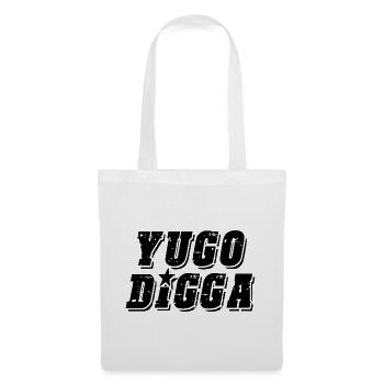 yugo digga - united style of Balkan - Stoffbeutel - Weiß - Vorne