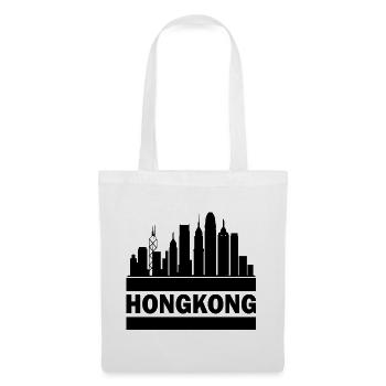 Hong Kong Skyline Souvenir Asia Buddha Gift Om - Tote Bag - white - Front
