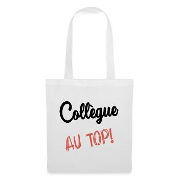 COLLEAGUE. START. EMPLOYMENT. HUMOR. MANAGER. CHIEF - Tote Bag - white - Front