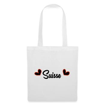 SUISSE. PAYS. GENEVE. SUISSE. HUMOUR. PAYS - Sac en tissu - blanc - Devant