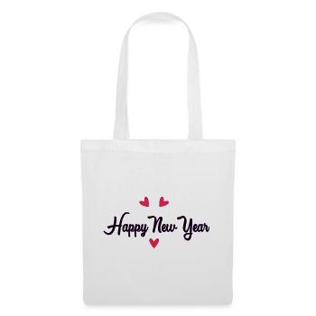 HAPPY NEW YEAR. NEW YEAR'S EVE. BEST WISHES - Tote Bag - white - Front