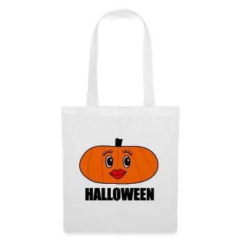 HALLOWEEN. KÜRBIS. HALLOWEEN-KÜRBIS - Stoffbeutel - Weiß - Vorne