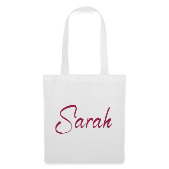 Sarah - Stoffbeutel - Weiß - Vorne