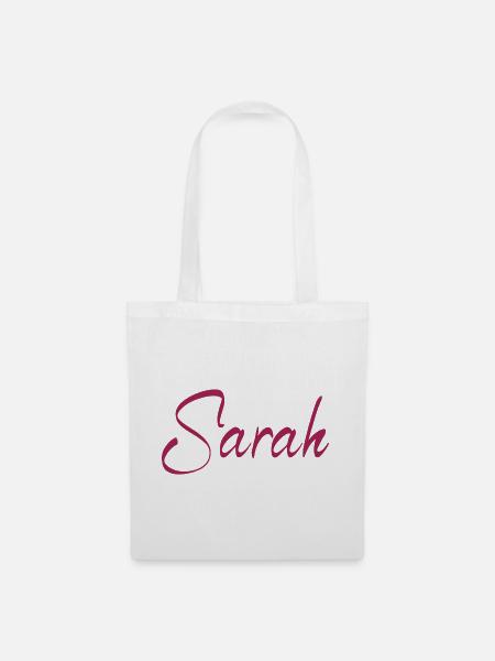 Sarah - Stoffbeutel - Weiß