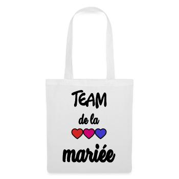 TEAM BRIDAL - Stoffbeutel - Weiß - Vorne