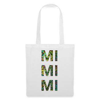 mimimi glitter - Stoffbeutel - Weiß - Vorne