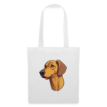 Andalusischer Jagdhund Rasse Cartoon Kawaii Illustra - Stoffbeutel - Weiß - Vorne