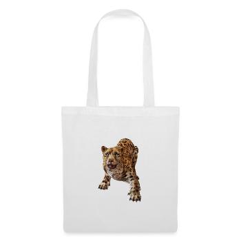 Leopard - Stoffbeutel - Weiß - Vorne