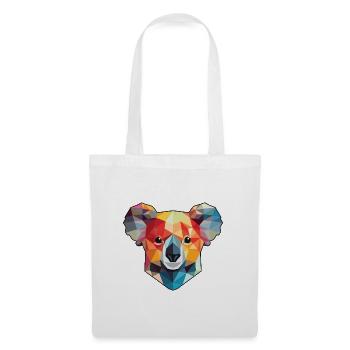 Koala Buntes Aquarell Tier Haustier Illustration - Stoffbeutel - Weiß - Vorne