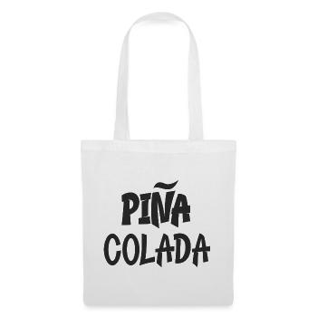 Pina Colada Schriftzug Mittelamerika Südamerika - Stoffbeutel - Weiß - Vorne