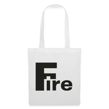 Fire voll - Stoffbeutel - Weiß - Vorne