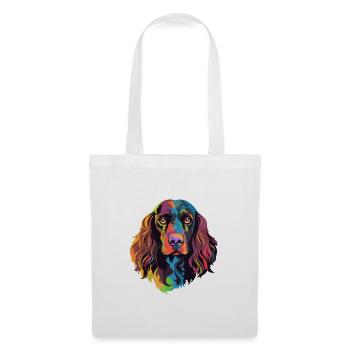 Boykin Spaniel Hunderasse Aquarell Karikatur Kawaii - Stoffbeutel - Weiß - Vorne