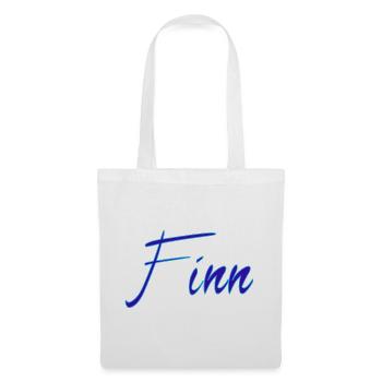 Name Finn - Stoffbeutel - Weiß - Vorne