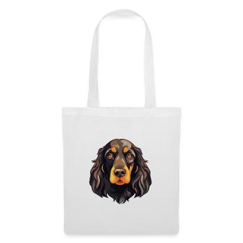 American Water Spaniel Hunderasse Aquarell Cartoo - Stoffbeutel - Weiß - Vorne