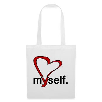 love myself. - Stoffbeutel - Weiß - Vorne