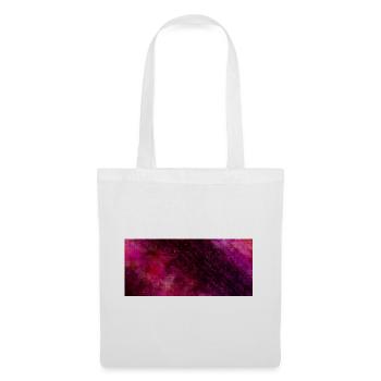 Pink Purple Nebula Wasserfarben - Stoffbeutel - Weiß - Vorne