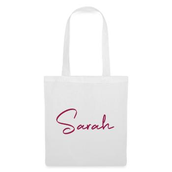 Sarah - Stoffbeutel - Weiß - Vorne