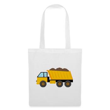 Lastwagen - Stoffbeutel - Weiß - Vorne