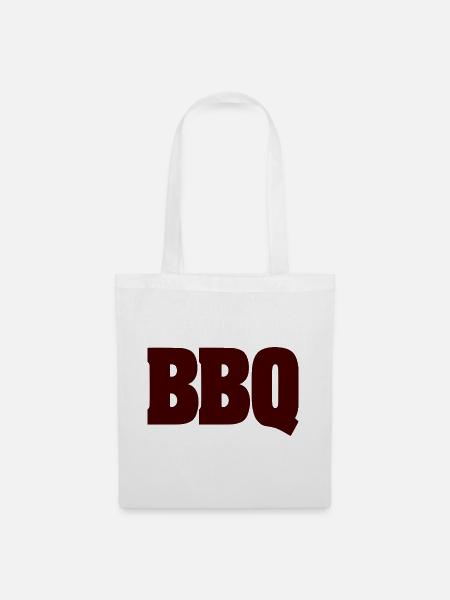 BBQ - Stoffbeutel - Weiß