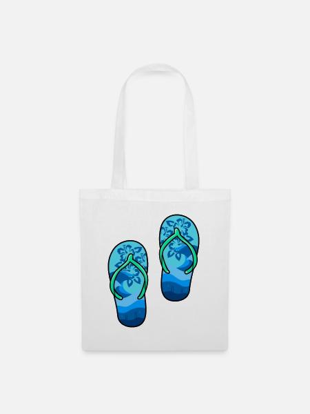 flipflop - Stoffbeutel - Weiß