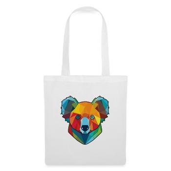 Koala Buntes Aquarell Tier Haustier Illustration - Stoffbeutel - Weiß - Vorne