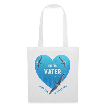 bester Vater - Stoffbeutel - Weiß - Vorne