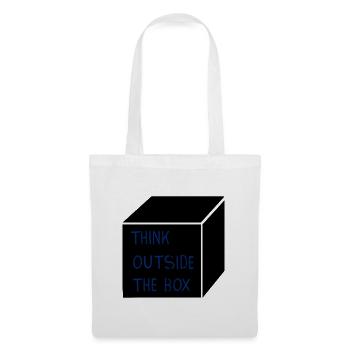 Think outside the box - Stoffbeutel - Weiß - Vorne