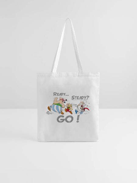 Asterix Ready Steady Go - Stoffbeutel - Weiß - Vorne