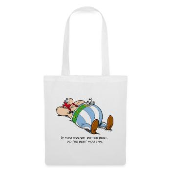 Asterix If You Can Not Do Best - Stoffbeutel - Weiß - Vorne