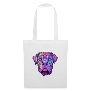 Perro de Presa Canario Hunderasse Cartoon Kawaii il - Stoffbeutel - Weiß - Vorne