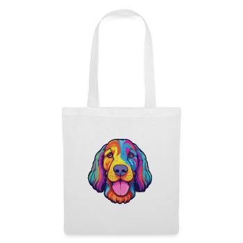 Laufhund Hunderasse Cartoon Kawaii Illustration - Stoffbeutel - Weiß - Vorne