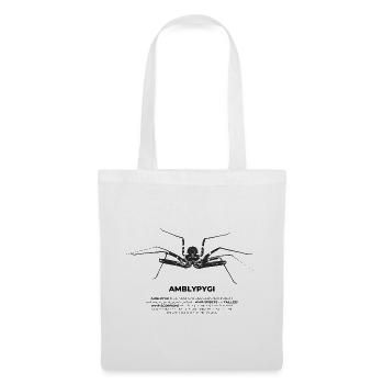 Geißelspinne - Amblypygi - Stoffbeutel - Weiß - Vorne