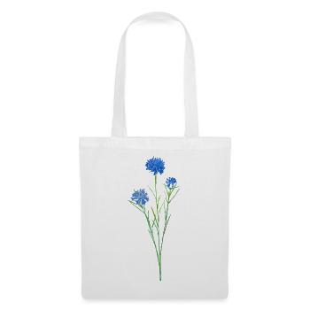 Kornblume. - Stoffbeutel - Weiß - Vorne