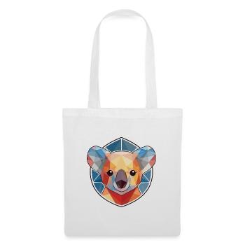Koala Buntes Aquarell Tier Haustier Illustration - Stoffbeutel - Weiß - Vorne