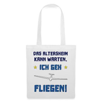 das altersheim kann warten - Stoffbeutel - Weiß - Vorne