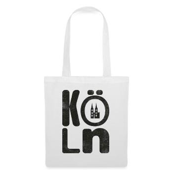 Kölner Karneval Souvenir Fasching Design Köln - Stoffbeutel - Weiß - Vorne