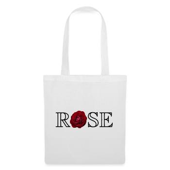 rose - Stoffbeutel - Weiß - Vorne
