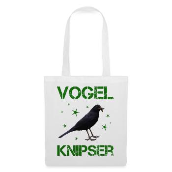 Vogelknipser Vogelfotograf Ornithologe - Stoffbeutel - Weiß - Vorne