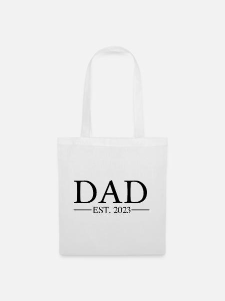 Dad EST 2023 - Stoffbeutel - Weiß