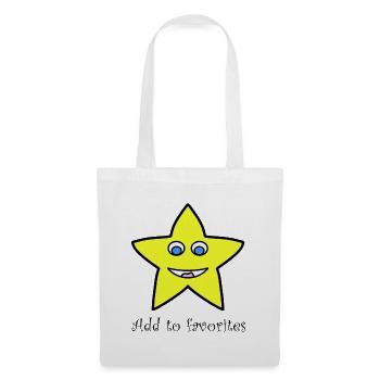 Add To Favorites - Stoffbeutel - Weiß - Vorne