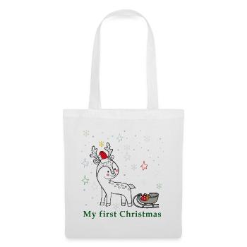 my first christmas - Stoffbeutel - Weiß - Vorne