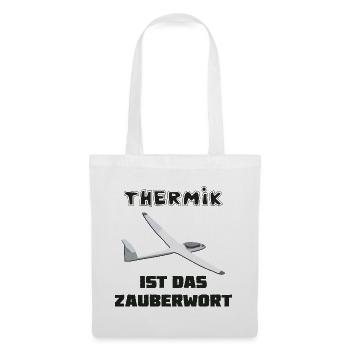 thermik ist das zauberwort - Stoffbeutel - Weiß - Vorne