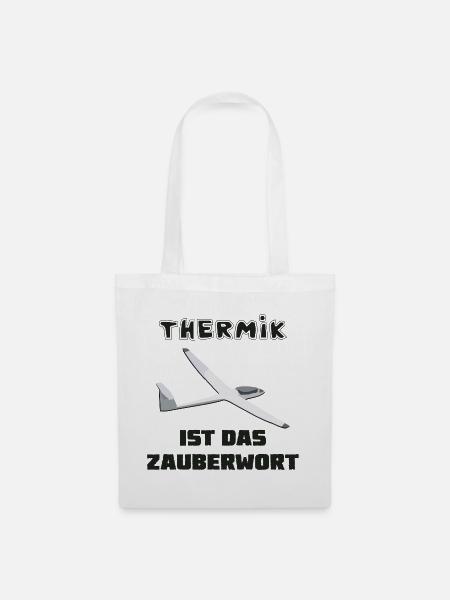 thermik ist das zauberwort - Stoffbeutel - Weiß