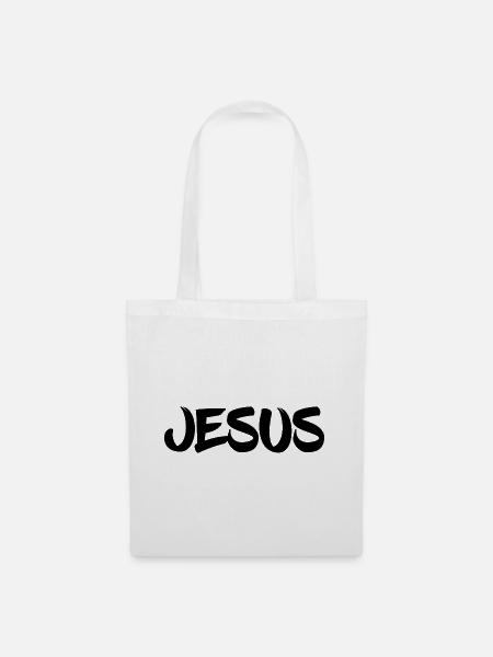 Jesus - Stoffbeutel - Weiß