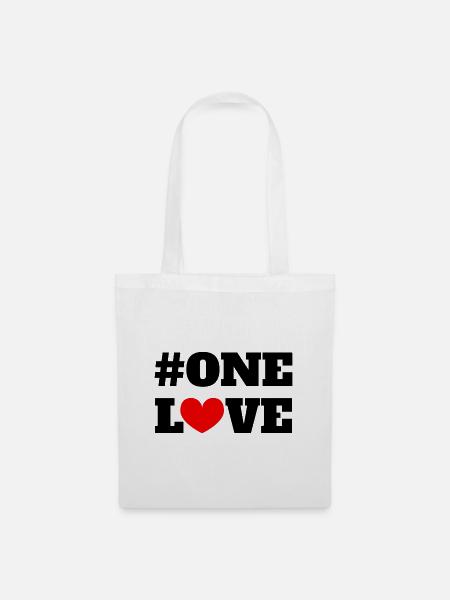 One Love - Stoffbeutel - Weiß